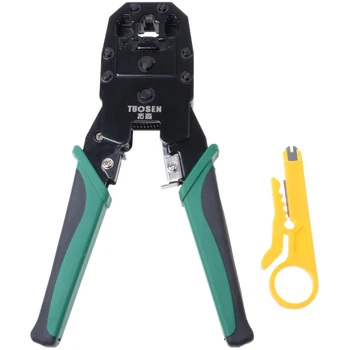 

RJ45 RJ11 RJ12 Cat 5/5e Network LAN Cable Crimping Pliers Hand Tool For 4P 6P 8P