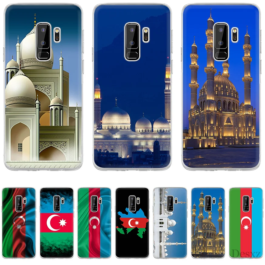 

Case Cover for Samsung Galaxy A3 A5 A6 A8 Plus 2015 2016 2017 2018 Azerbaijan buta flag Colored Drawing hard pc