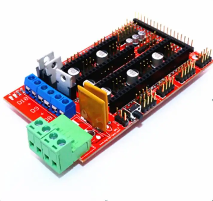 

RAMPS 1.4 Control Board Panel Part Motherboard 3D Printers Parts Shield Red Black Controls Ramps1.4 Boards Accessories