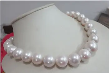 

bjc elegant 12-13mm south sea white round pearl necklace 20"925silver