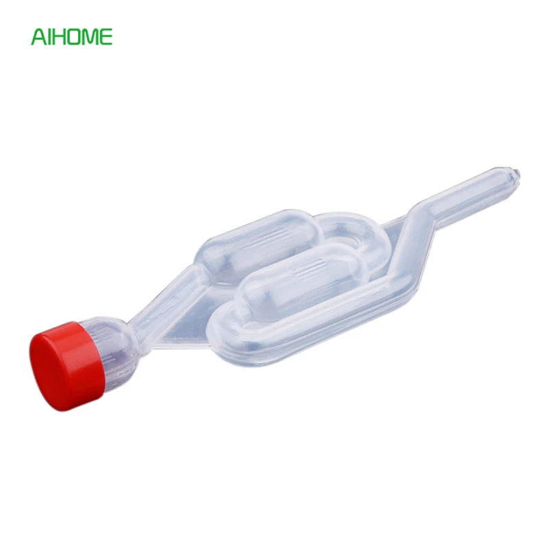 

Homebrew Fermentation Lock Airlock Fill with Water Homebrewing Air Lock for Vessel Water Trap Beer Brewing Wine Making Device