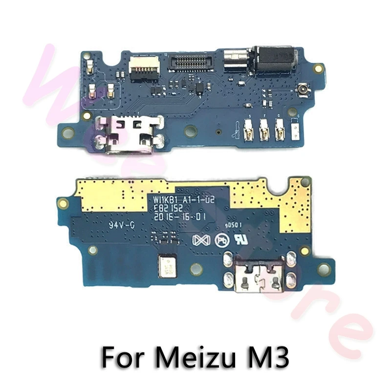 Usb зарядный разъем порт зарядное устройство док-станция гибкий кабель для Meizu M1 M2 M3 M3S M5 M5s M6 Note Mini U10 U20 оригинальные запчасти к телефонам - Цвет: M3