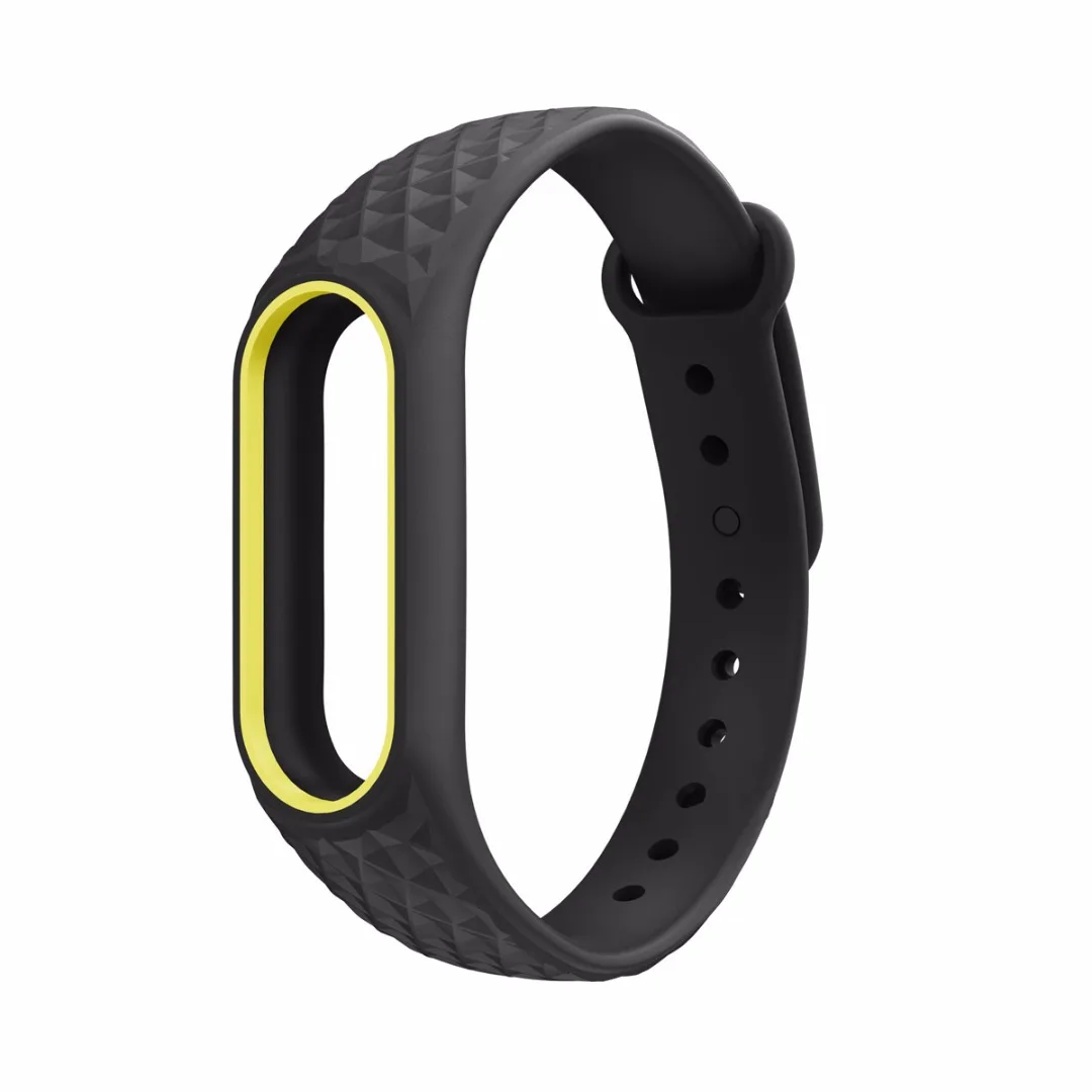 Fashion Color Soft TPU Wrist Strap Wristband Bracelet Replacement for Xiaomi Mi Band 2 Replace Original Smart Band Accessories