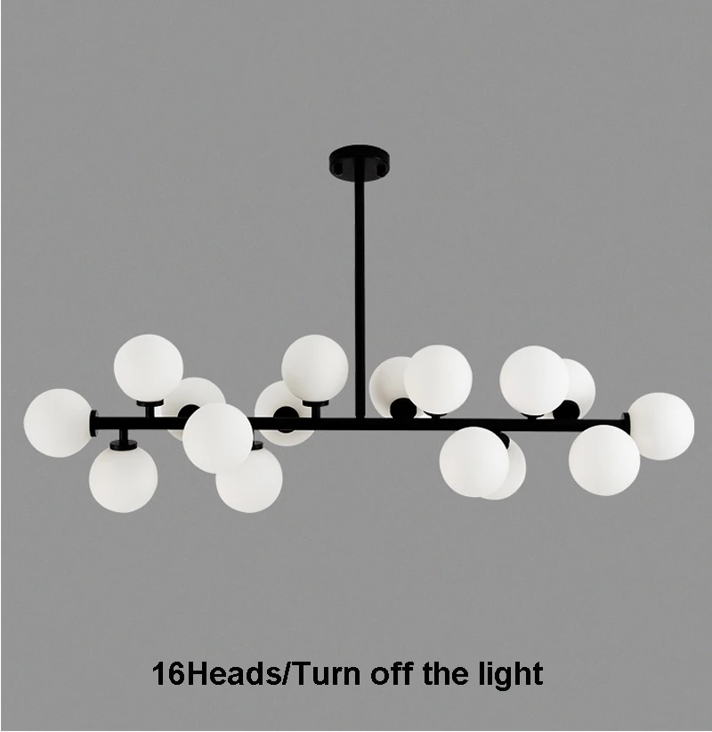 Современный светодиодный светильник-люстра 16 Светодиодный светильник s Bubble Люстра для ресторана подвесной светильник