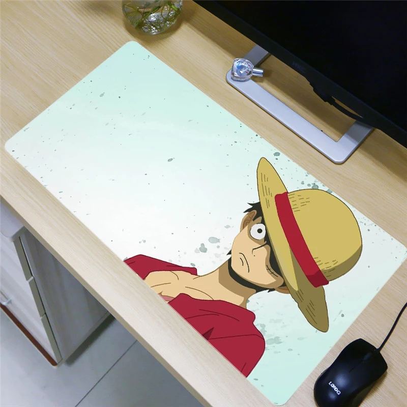 FFFAS 80x40 см один предмет 1 шт. большой XXL коврик для мыши Sea Poacher King Luffy японский аниме
