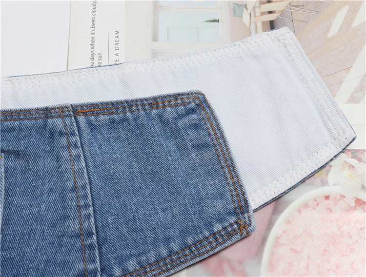 Весна Лето Широкий бандаж самозавязывающийся женский пояс для рубашек платье ремни украшение джинсовая ткань котелок тонкий корсет пояс