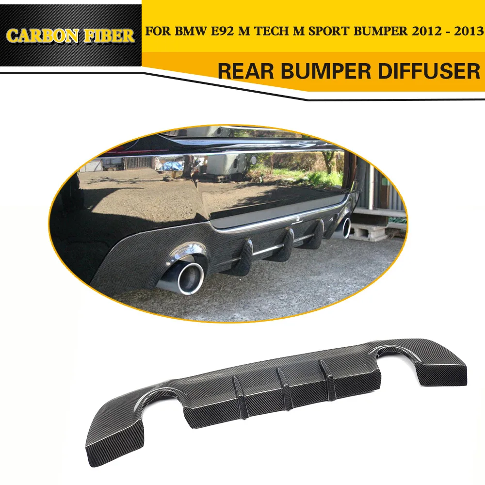 

3 Series Carbon Fiber Rear Diffuser Lip Spoiler for BMW E92 Coupe E93 Convertible M sport Only 2005 - 2011 328i Car Styling