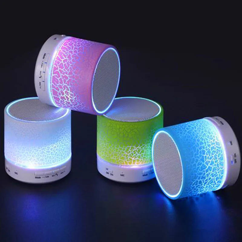 LED Portable Mini bluetooth Speakers Wireless Bass Speaker for MP3 iPhone iPad