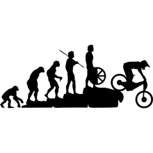 Interesting Mountain Bike Downhill Car Stickers font b Covering b font The Body Cartoon Vinyl Decals
