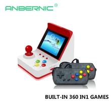 Mini Retro Arcade Retro Mini Handheld Video Game Console 3Inch 8 bit 360 Video Games classical Family Gift arcade joystick stick yoteen portable retro mini handheld game console 4 3 inch 64bit 3000 video games classical family game console retro arcade