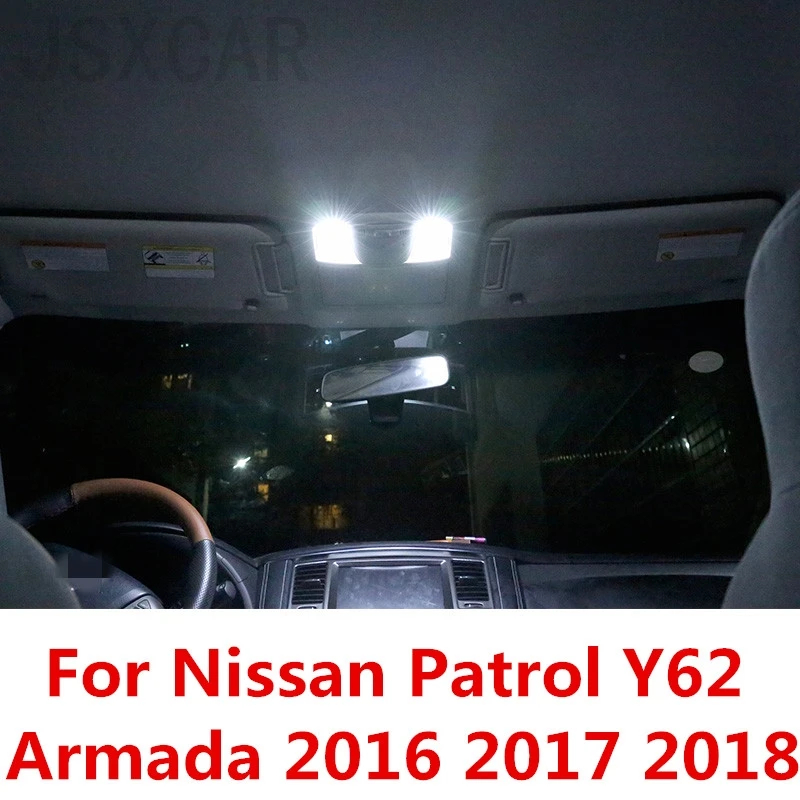

LED mini Wireless Car Interior Ambient Lighting Atmosphere Decorative Mild Light For Nissan Patrol Y62 Armada 2016 2017 2018