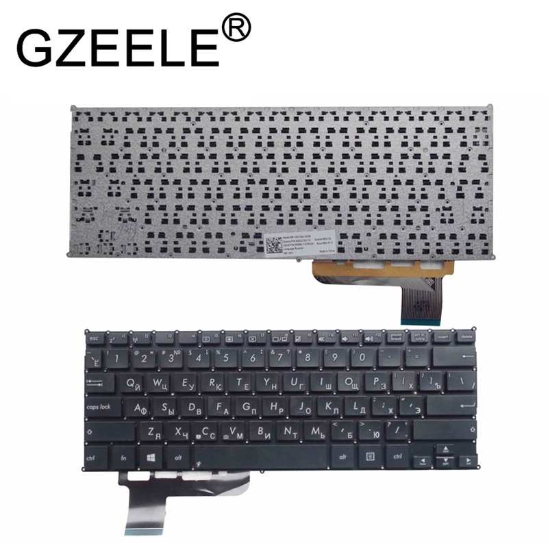 GZEELE New RU laptop keyboard for Asus VivoBook Q200 Q200E S200 S200E X200 X201 X201E x202e russian