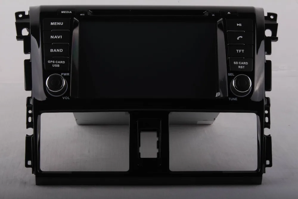 Perfect AHHDMCL Car Multimedia Player DVD Radio Stereo Audio GPS Navigation For Toyota Vios Yaris Sedan 2013 2014 2015 2016 2017 0