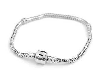

Free shipping 100pcs/lot 17cm fashion jewelry charms fashion jewelry bracelets snake chain European bracelet