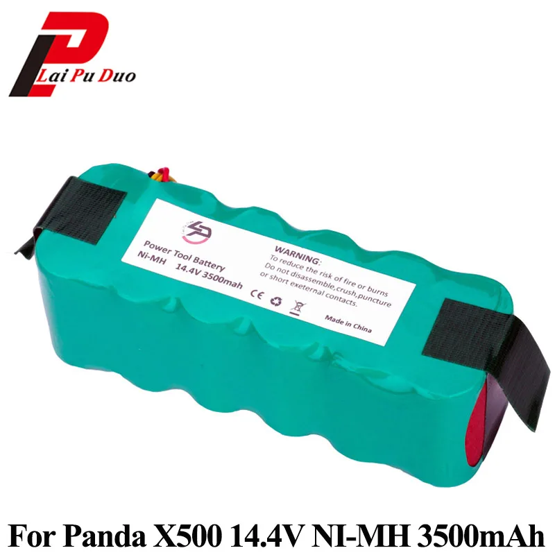 

NI-MH 14.4V 3500mAh for Panda X500 Battery for Ecovacs Mirror CR120 For Dibea X500 X580 Vacuum Cleaner Batteries