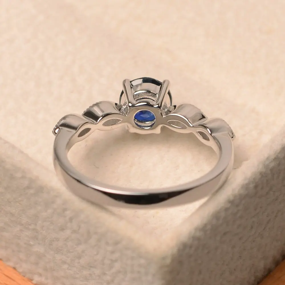 Кристальное женское кольцо с черным красным синим камнем, маленькое серебряное кольцо на палец, винтажные обручальные кольца, обручальные кольца для женщин