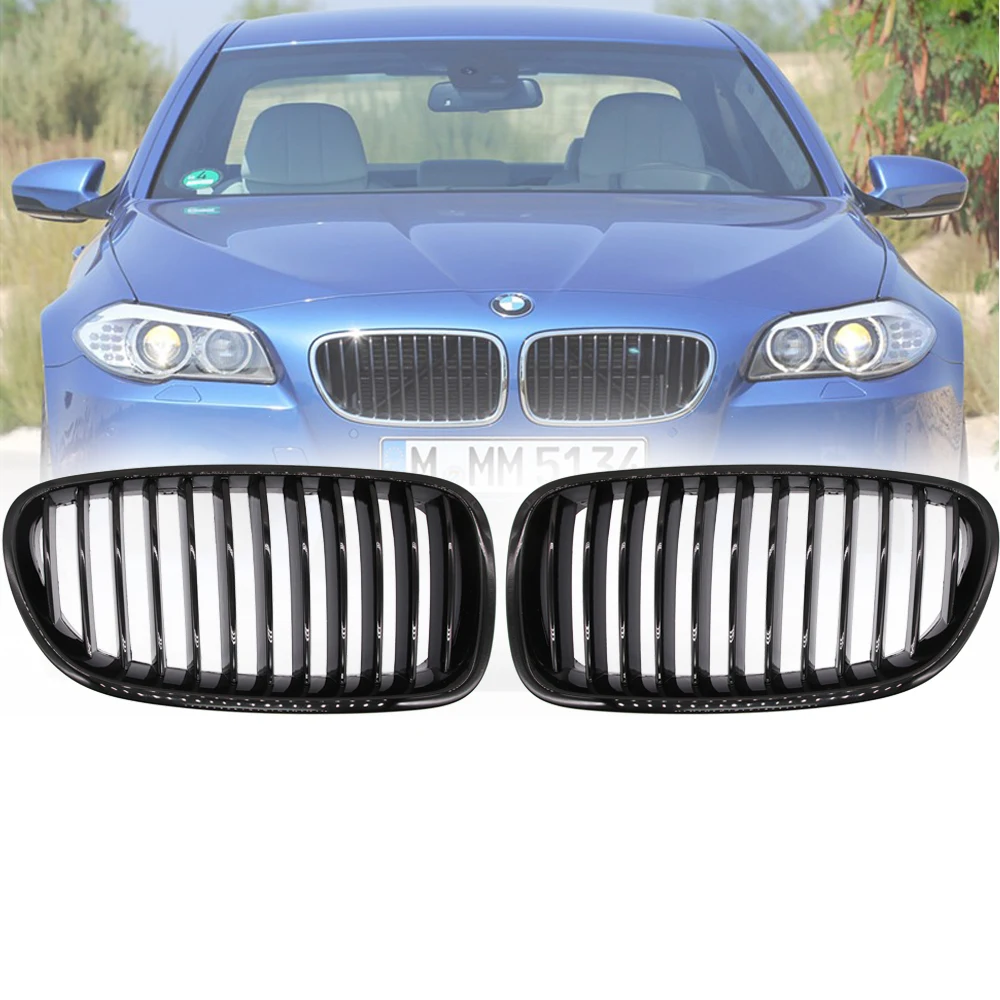 cheap Gloss Black Front Kidney Grille For BMW F18 F10 F11 5 Series 528i 535i 2010 2011 2012 2013 2014 2015 2016