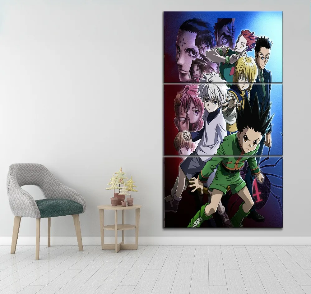 3 предмета Phantom труппы Hunter x Аниме Арт Картины современный дом декоративная