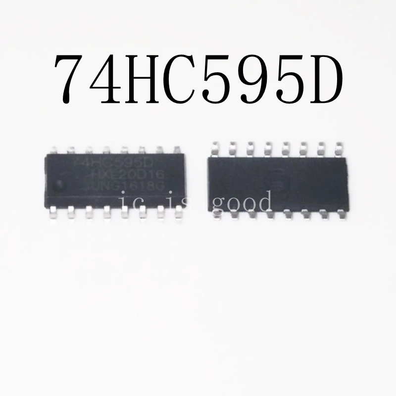 300 pçs/lote Novo 74HC595D SN74HC595D 74HC595 SOP-16 IC