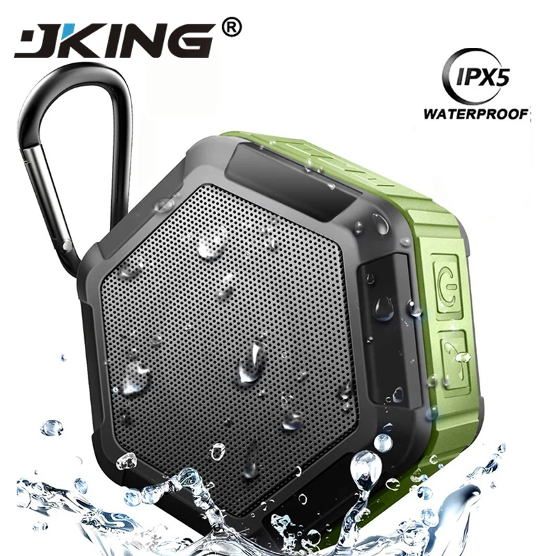 JKING мини портативный для улицы спортивный Беспроводной IP67 Водонепроницаемый Bluetooth динамик для душа динамик для велосипеда для телефона играть в воде