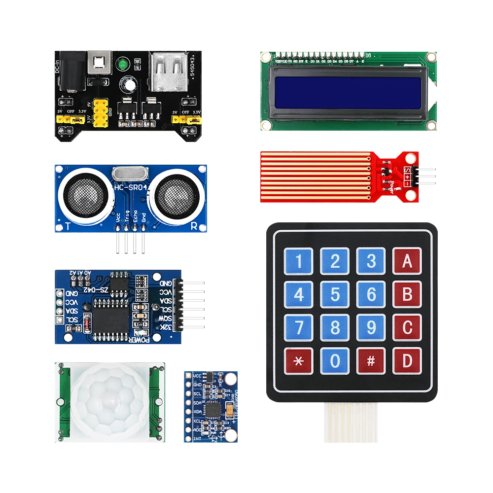 45 в 1 датчик s модули стартовый комплект лучше, чем 37 в 1 комплект датчика для Arduino для UNO R3
