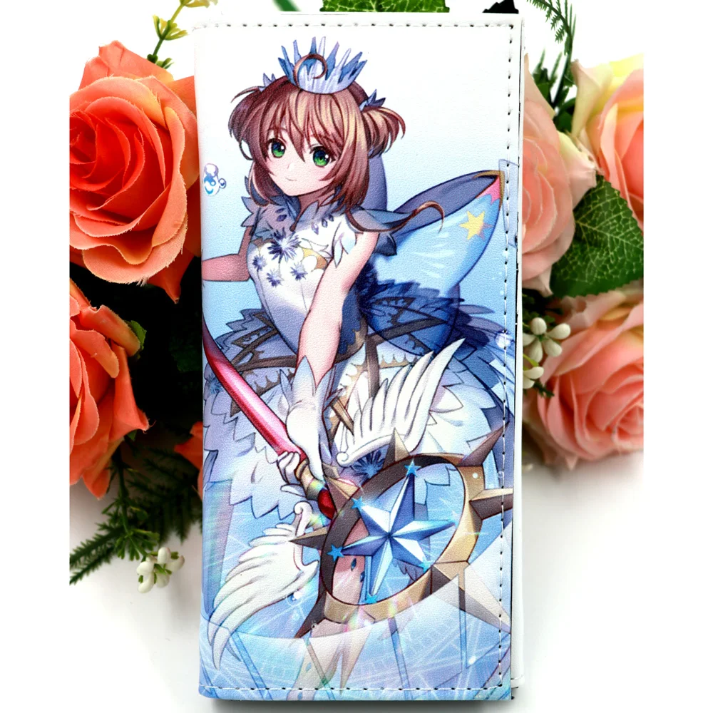 Card Captor Sakura Anime Long Wallet Women's Clutch Purse with Card Holder