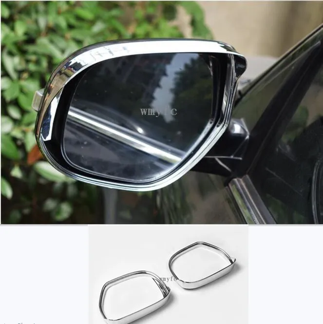 

For Mitsubishi Outlander 2013 to 2019 Rear View Mirror Rain Eyebrows Cover Door Side Rearview Mirrors Protector Car Accessories