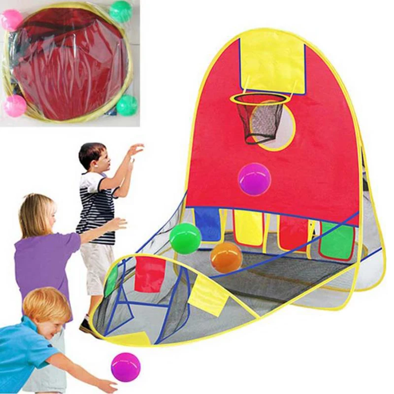 

Kids House Basketball Basket Tent Beach Lawn Tent Ball Pool Indoor&Outdoor Sport Best Kid Toy Inflatable Tent