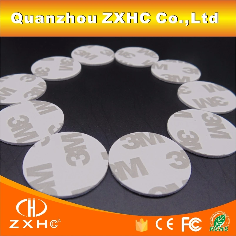 (10PCS/LOT) 25mm 13.56Mhz NFC 3M Sticker Adhesive Coin Cards Tags Ntag213 (Compatible 203 ) PVC Waterproof For All Phones | Безопасность