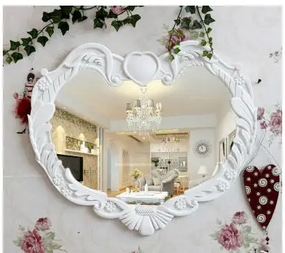 Mão cinzelado Rural espelho do banheiro