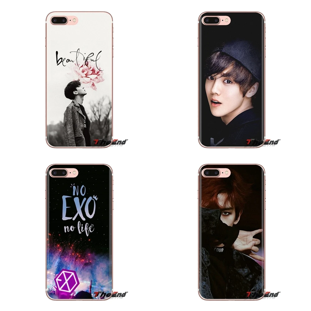 EXO band BAEKHYUN SEHUN For Xiaomi Redmi 4A S2 Note 3 3S 4 4X 5 Plus 6 7 6A Pro Pocophone F1 Soft Transparent Cases Covers |