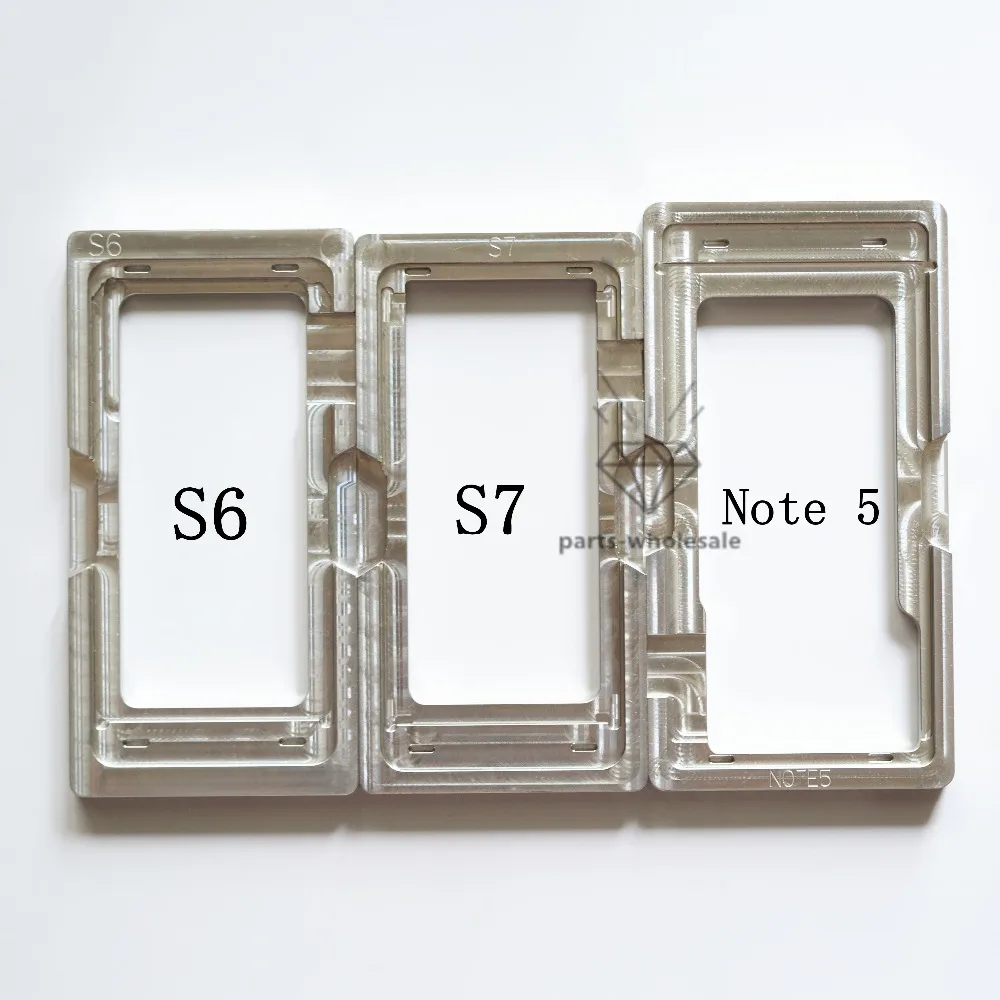 

1PCS LCD Remove Glue OCA Polarizing Film Outer Glass Mold Holder Aluminum Mold For Samsung Galaxy S6 S7 Note 5 Note5
