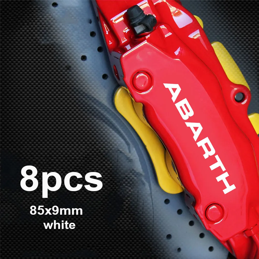 8 шт. для Fiat Abarth 500 500C высокотемпературный Премиум тормозной суппорт наклейки