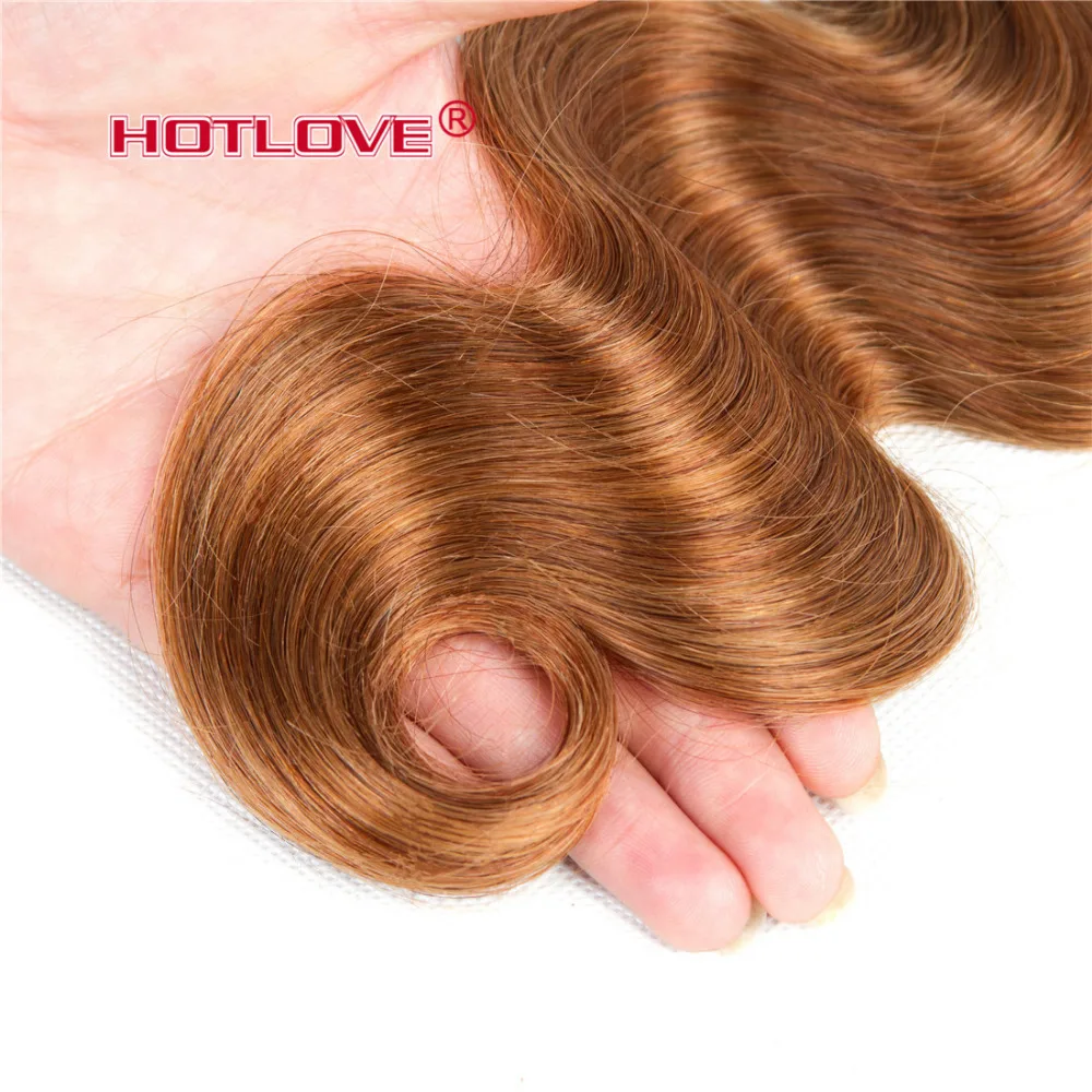Brazilian Omber Hair Weave Bundles Body Wave 100% Human Hair Bundles Non-remy Extension Human Hair 1 Piece Deal T1B/30 Hotlove