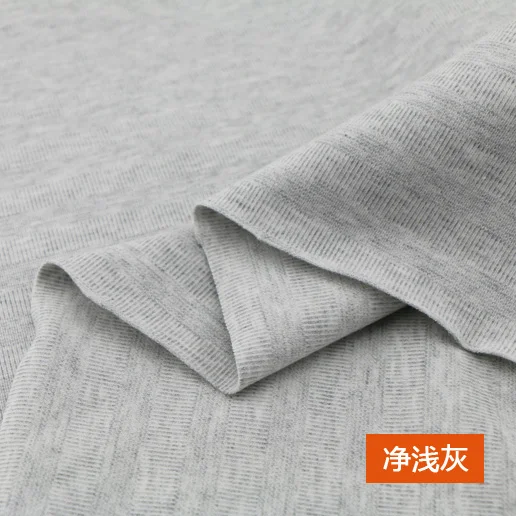 170x50 см, хлопковая эластичная трикотажная полосатая ткань, Детская футболка, мягкая 5% эластичная лайкра, 460 г/м - Цвет: 5
