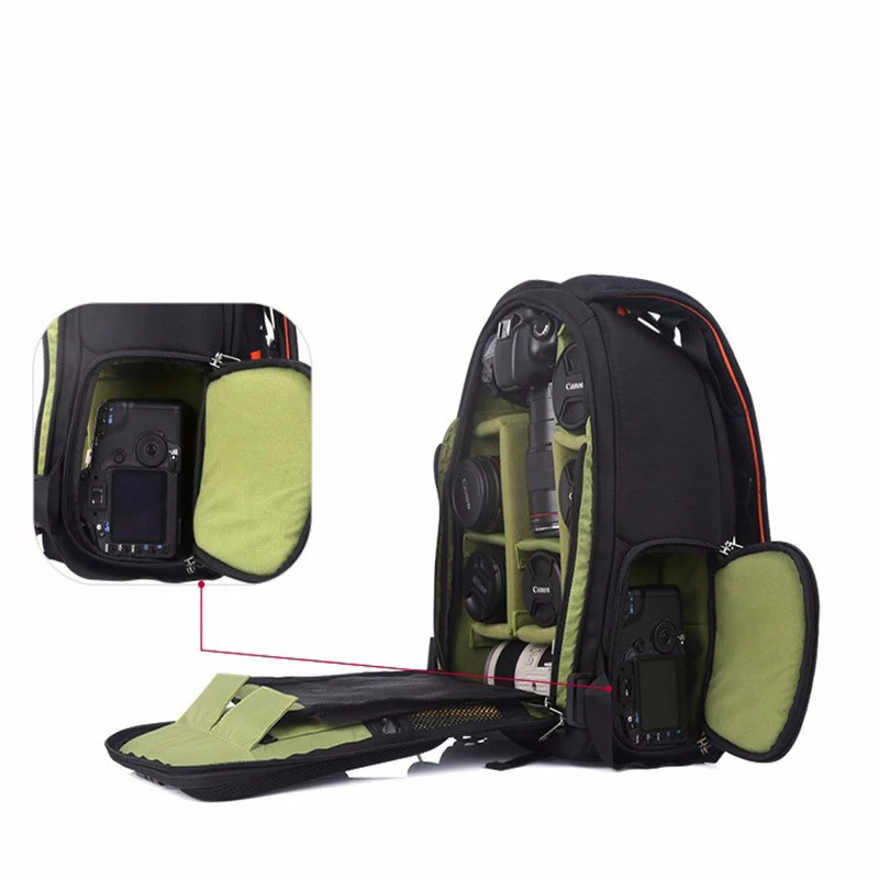  CAREELL Bag C3050 DSLR Camera Bag Photo Bag Camera Backpack Universal Large Capacity Travel Backpac