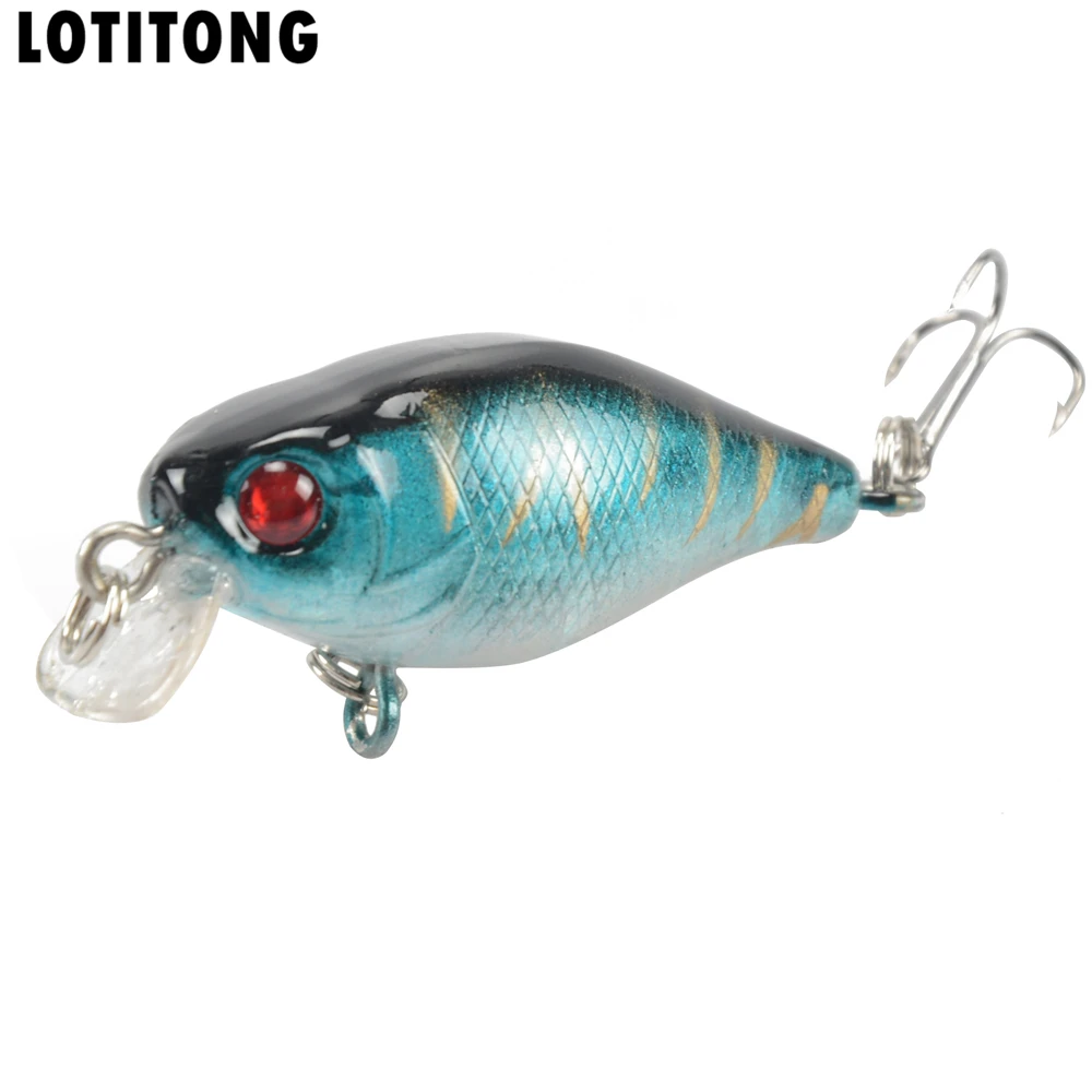 LOTITONG 1pcs Fishing lure bait 4cm / 4.2g Rock chubby Bionic Crank Plastic Bait Tackle | Спорт и развлечения