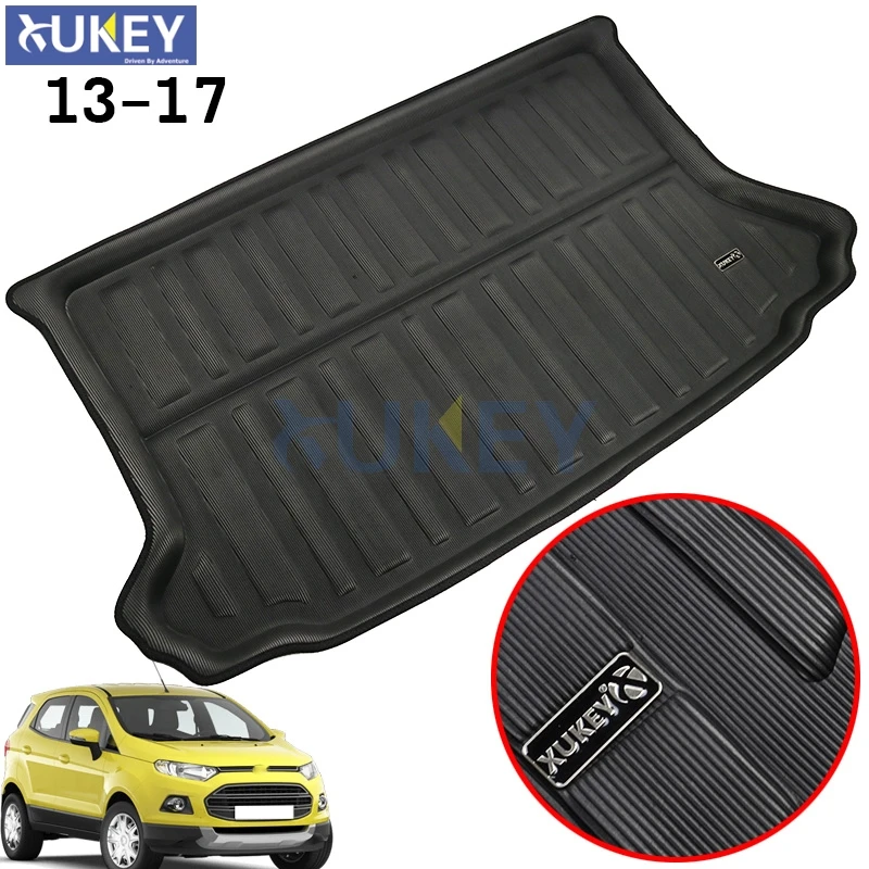 

For Ford Ecosport 2013 - 2017 Boot Cargo Liner Tray Rear Trunk Mat Floor Tray Carpet Protector 2014 2015 2016 Accessories