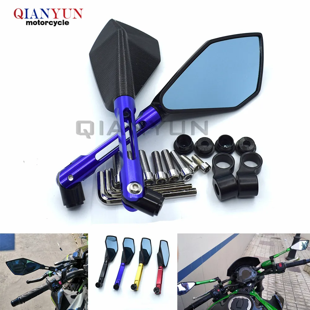 

Universal CNC Aluminum motorcycle rearview side mirror 8mm 10mm clear For Honda CBR1000F/ CBR1100XX /CBR250R/ CBR500R /CBR600F/