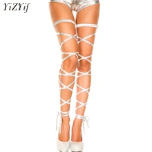 YiZYiF женские сексуальные лакированные кожаные эластичные готические ремни для ног обертывания Подвязки Пояс для девочек нижнее белье костюмы на Хэллоуин чулки для вечеринки
