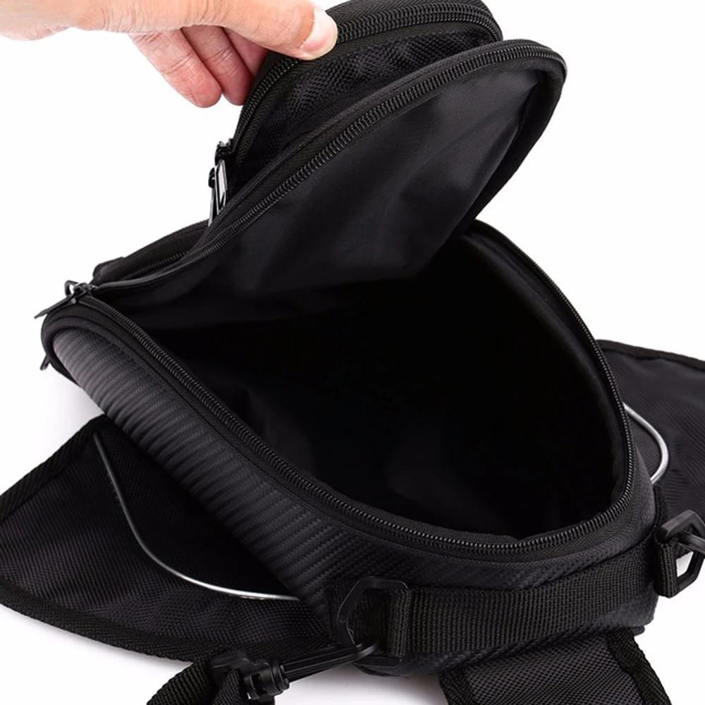 Magnetic Motorcycle Tank Bag Waterproof Motorbike Saddle Bag Single Shoulder Bag Backpack Luggage Phone Case For IPhone Xiaomi
