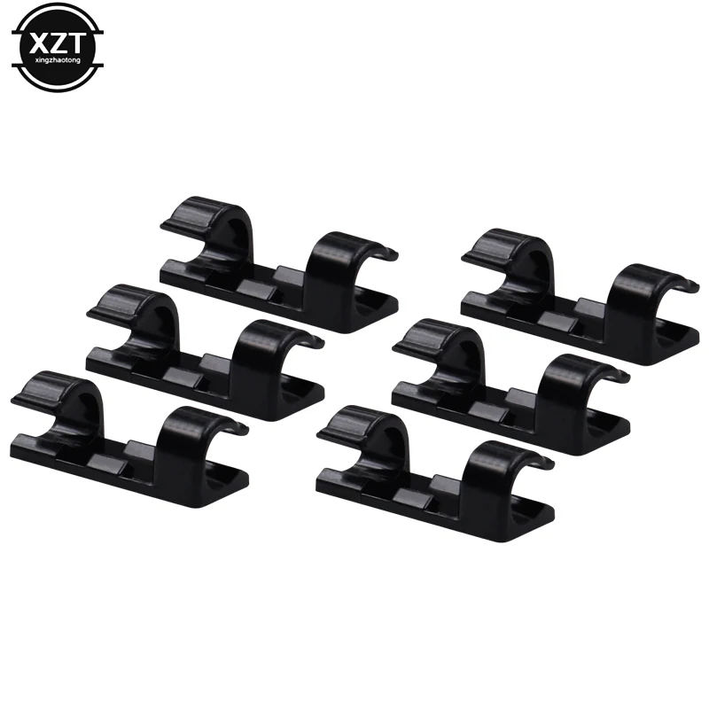 

1bag/20PC Cable Earphone Winder Clasp Desk Cable Organizer Wire Storage Silicon Charger Cable Holder for MP3 Mouse Earphone Clip