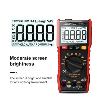 

M20 Digital Multimeter 6000 Counts Esr Meter True RMS Voltmeter NCV Frequency Temperature Battery Tester Auto Range