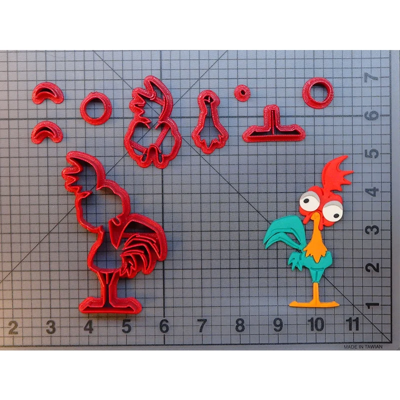 

Cute Cartoon Character Moana Cookie Cutter Set Custom Made 3D Printed Fondant Cupcake Cutter Cake Decorating Tools Biscuit Mold