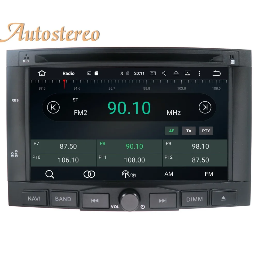 Discount Android 9 Car DVD player GPS navigation radio Stereo For PEUGEOT 3008 For Peugeot 5008 2009+ multimedia radio tape recorder unit 2