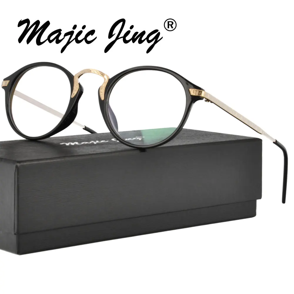 

Magic Jing Round plastic RX optical frames prescription spectacles myopia eyewear eyeglasses for men women 2174