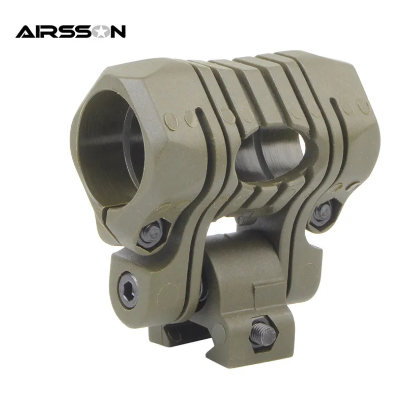 Element Military Airsoft Tactical Gun Flashlight Laser Scope Ring Mount