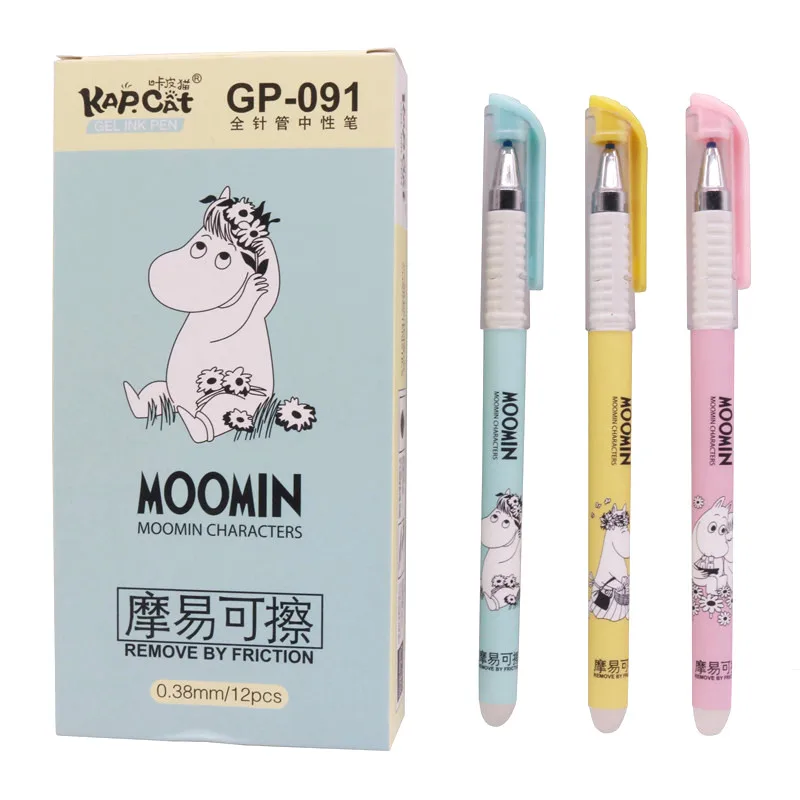 

Gel Ink Pen Tip 0.38mm Erasable Pen 1 Large Box 12 Small Box 144 Pcs Student Writing Pen Student Stationery Wholesale Affordable