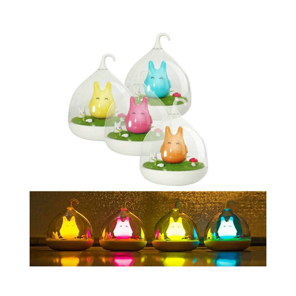 LED Night Light Touch Dimmer Rechargeable Animal Birdcage Vibration Led Desk lamp table bird