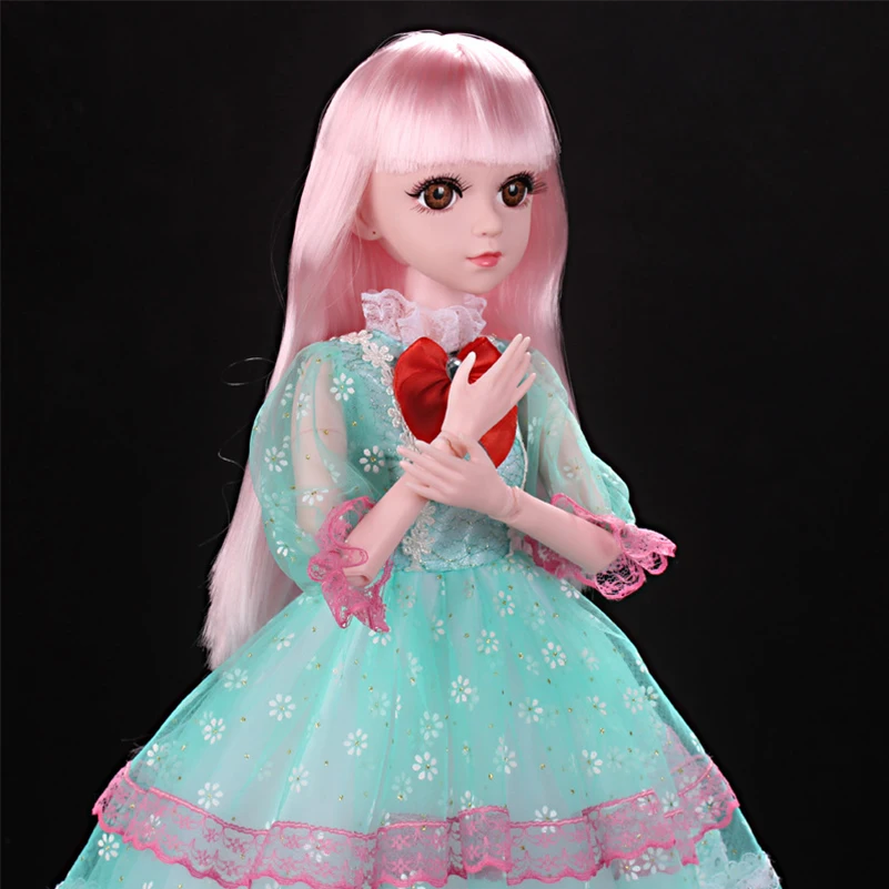 1 Piece Clothes for Doll Accessories Clothes for 60cm BJD Dolls Toys for Girls Fashion Long Dress Accessories Dolls Toy